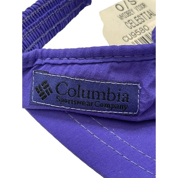 7 Visor Cap Hats Blank Navy Green Purple Red Columbia Sportswear & Cobra NEW - Picture 5 of 12